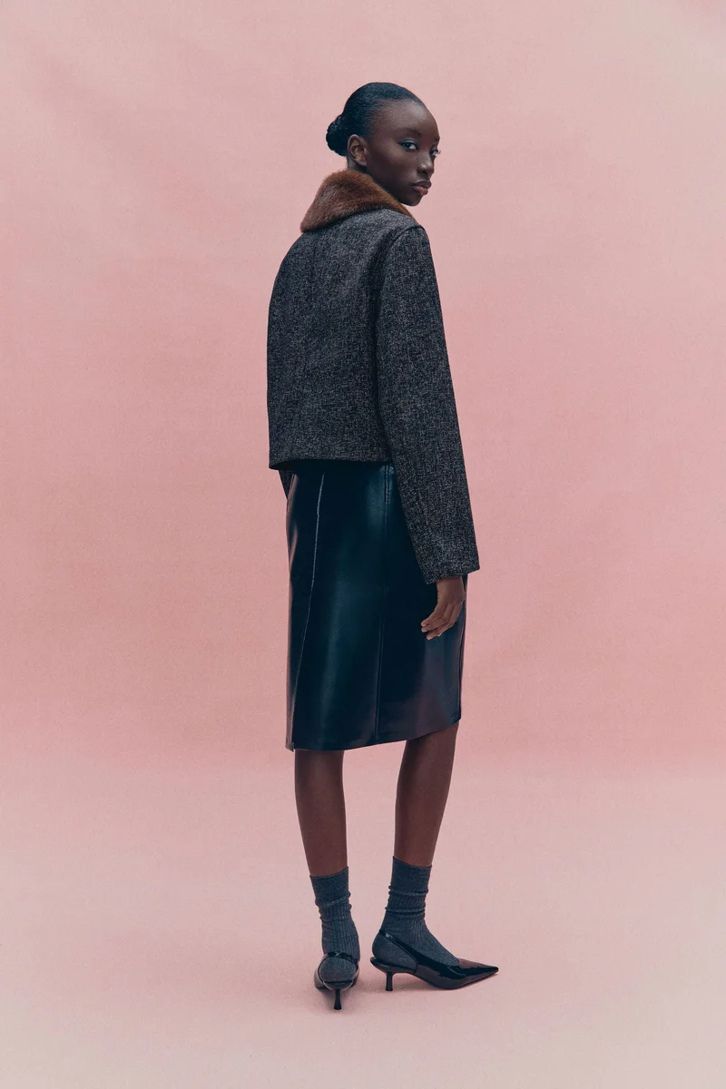 H&M Collared bouclé jacket