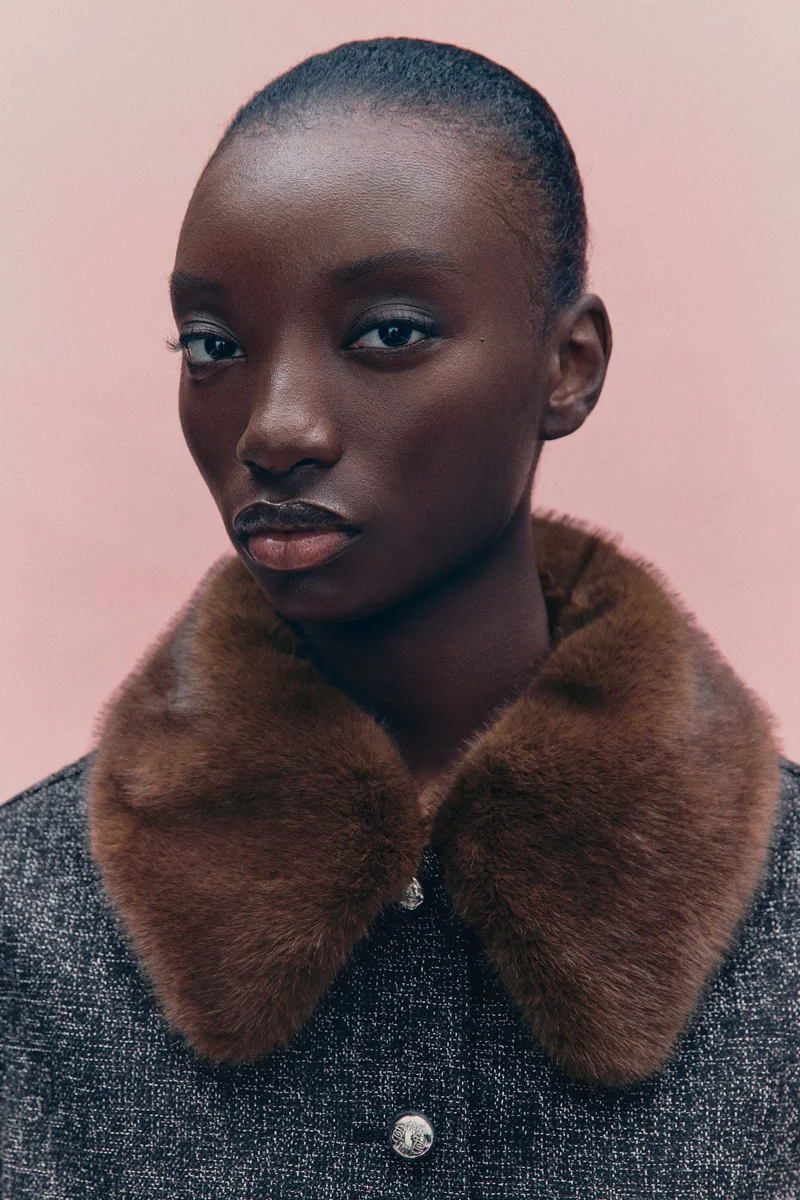 H&M Collared bouclé jacket