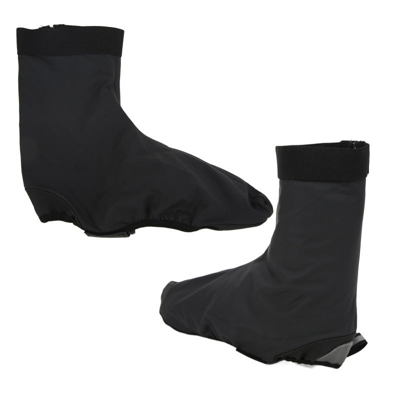 Giyo Cycling Shoe Covers: Waterproof PU Material, Warm Fleece Lining - Reflective Heel Design, Windproof Thermal Bike Overshoes for Cold Weather Outdoor Riding - Image 3