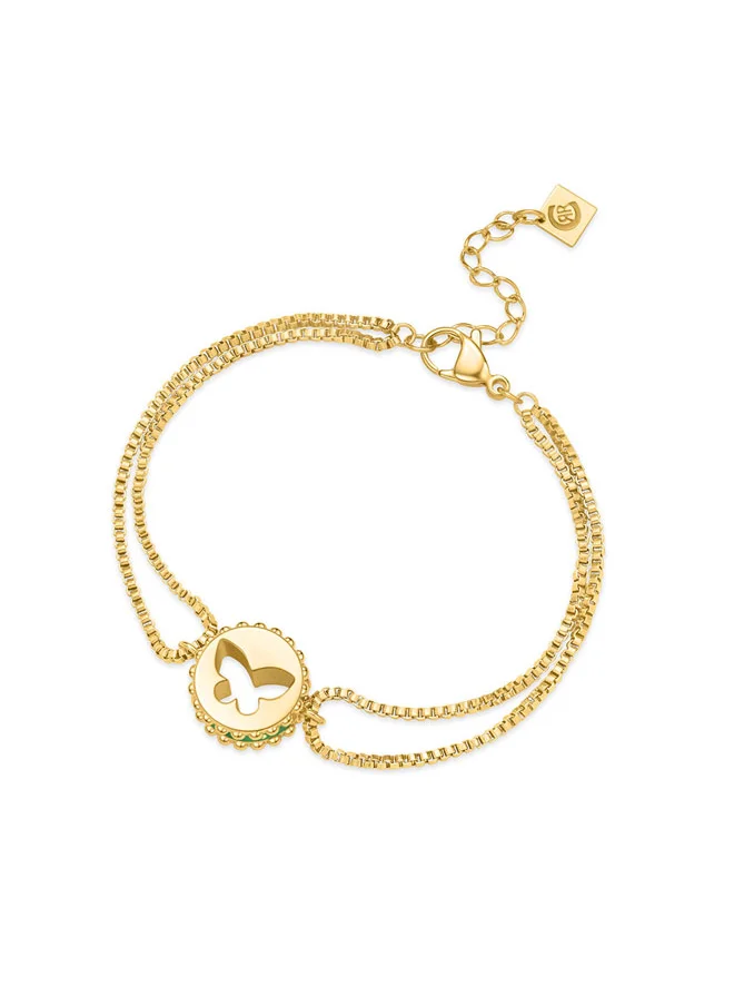 شيروتي 1881 Gaetana Gold Plated Bracelet For WomenCIJLB0009802
