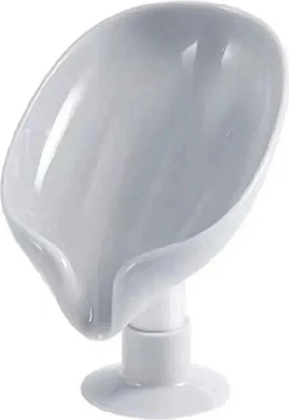 SYG Soap Dispenser Gray with Suction Cup and Water Drain