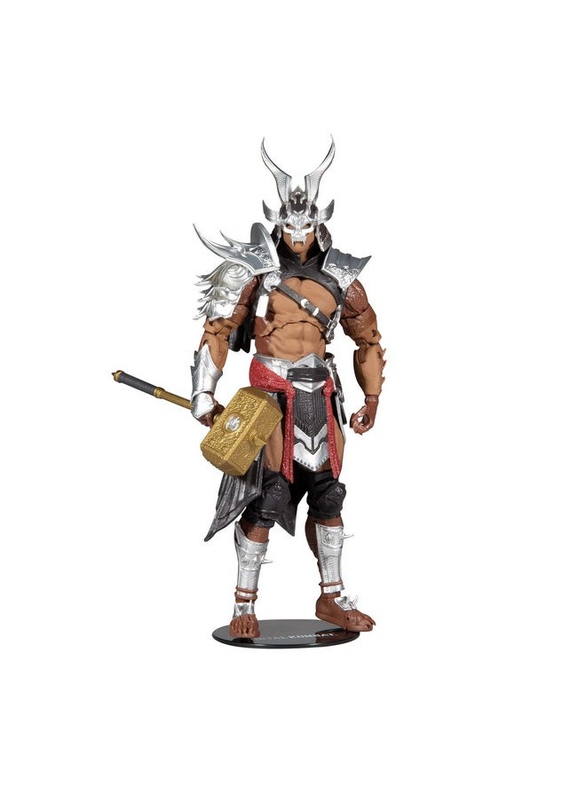 McFarlane Toys - Mortal Kombat Shao Kahn (Platinum Kahn) 7 Action Figure With Accessories - Image 1