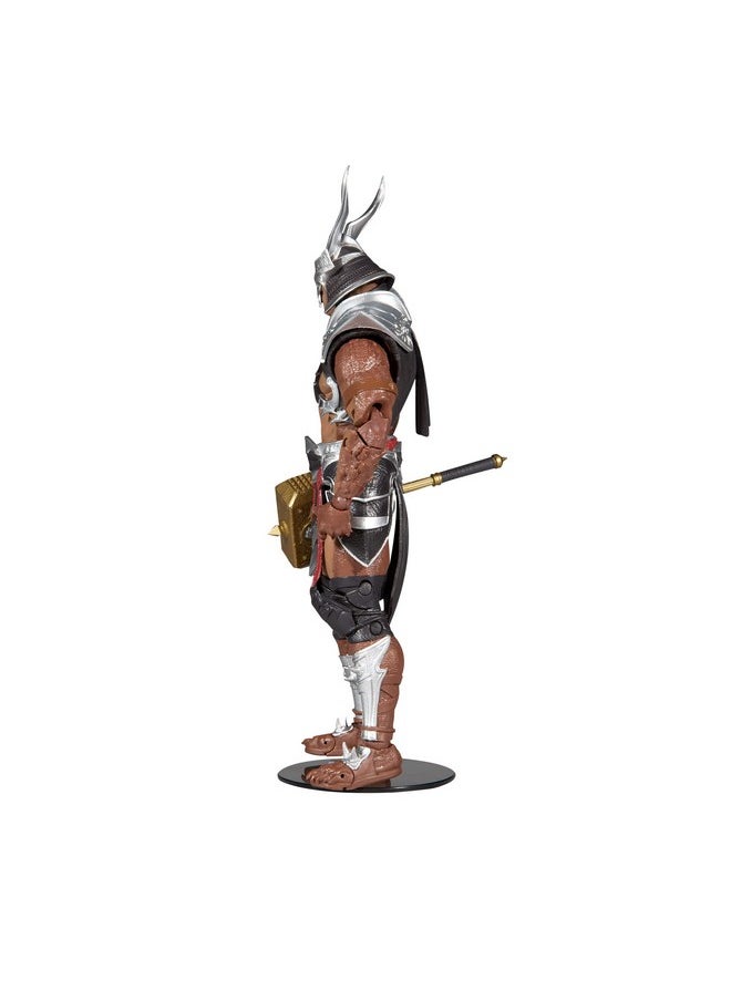 McFarlane Toys - Mortal Kombat Shao Kahn (Platinum Kahn) 7 Action Figure With Accessories - Image 1