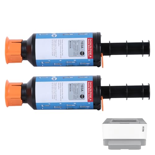 proffisy 103A Toner Cartridge, W1103A Toner Reload kit Compatible with HP Neverstop Laser 1000a, Neverstop Laser 1000w (2 pcs) - Image 1