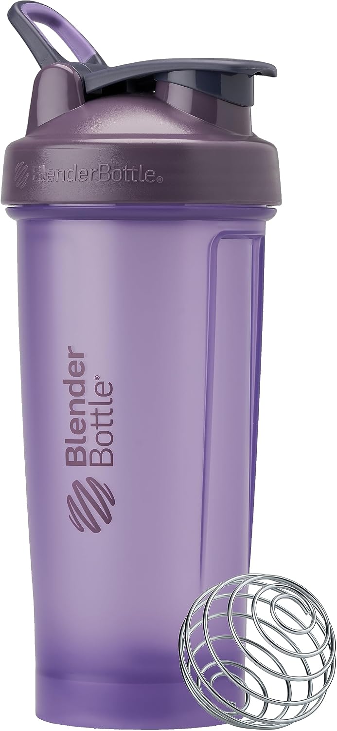 Blender Bottle BlenderBottle Classic V2 Shaker Bottle Perfect for Protein Shakes and Pre Workout, 28oz, Full Color Purple - Image 1