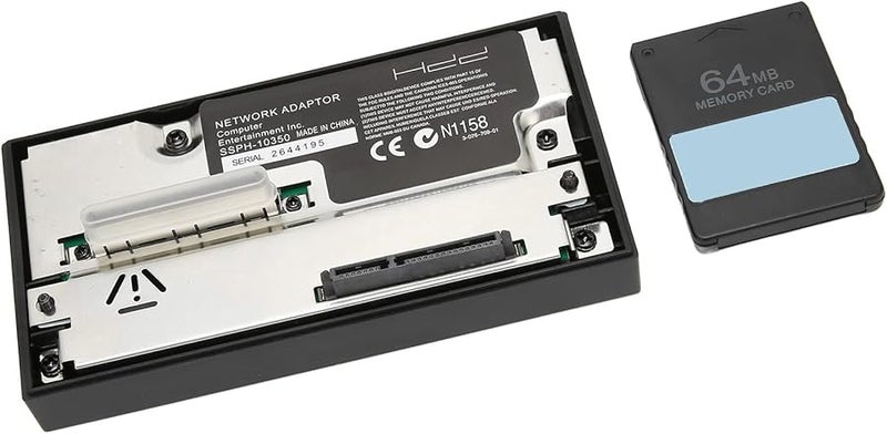 PS2 Network Adapter Set with HDD Interface 64MB Memory Card for Console Enthusiasts - Image 1