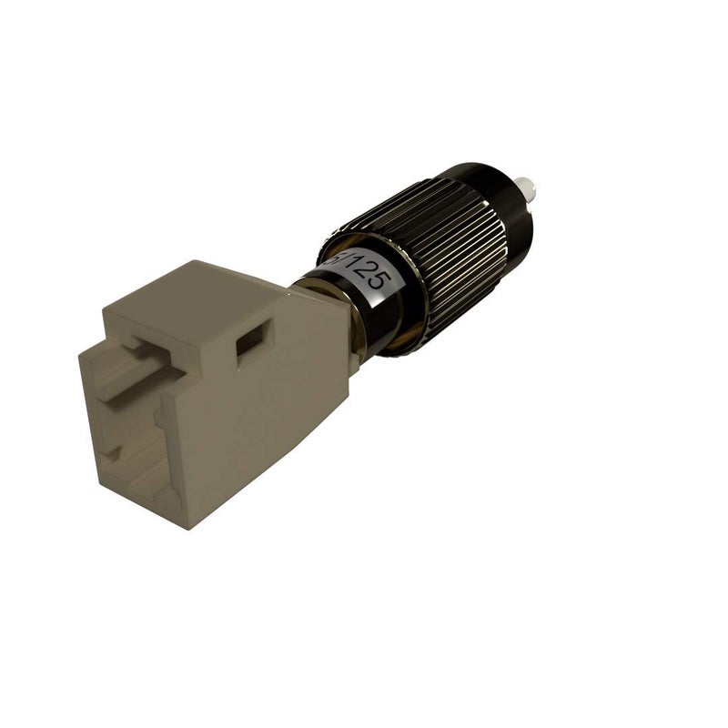 ADNET Multimode FC Male to LC Female Fiber Adapter 62.5/125 Type Optical Type Coupler, Hybrid MM, Simplex, High Durability 1000 Times+ Plug-and-Play (62.5/125) - Image 1