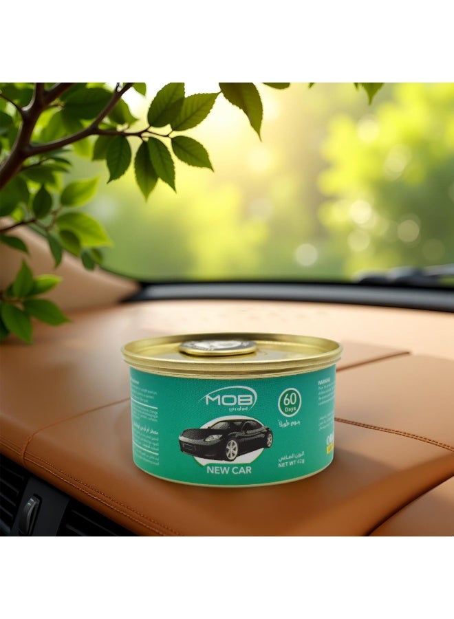 موب معطر جو جديد للسيارات من موب - انتعاش يدوم طويلاً، 60 يومًا، مانع للتسرب، مثالي للاستخدام في السيارة والمنزل والمكتب، صغير الحجم، مناسب للسفر - Image 4