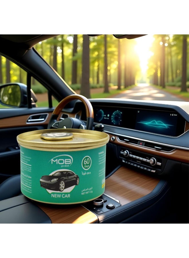 موب معطر جو جديد للسيارات من موب - انتعاش يدوم طويلاً، 60 يومًا، مانع للتسرب، مثالي للاستخدام في السيارة والمنزل والمكتب، صغير الحجم، مناسب للسفر - Image 5