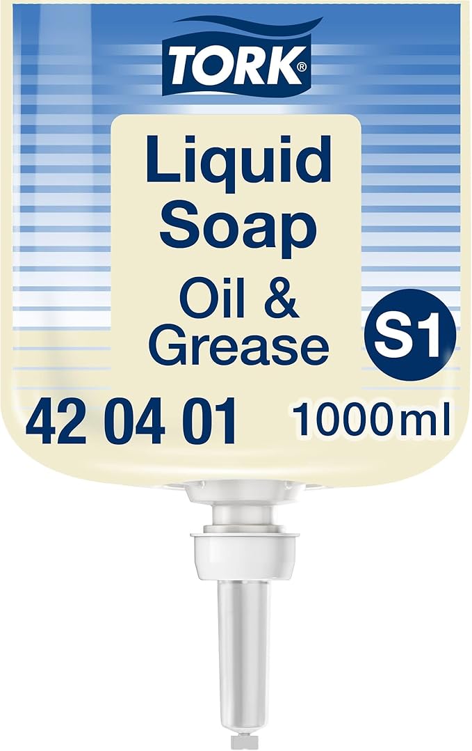 Tork Oil and Grease Liquid Soap S1 Dermatologically Tested 1 x 1000ml 420401 - Image 1