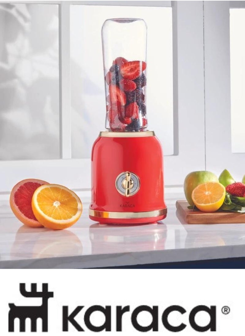 Karaca KARACA RETRO PERSONAL BLENDER, Red 