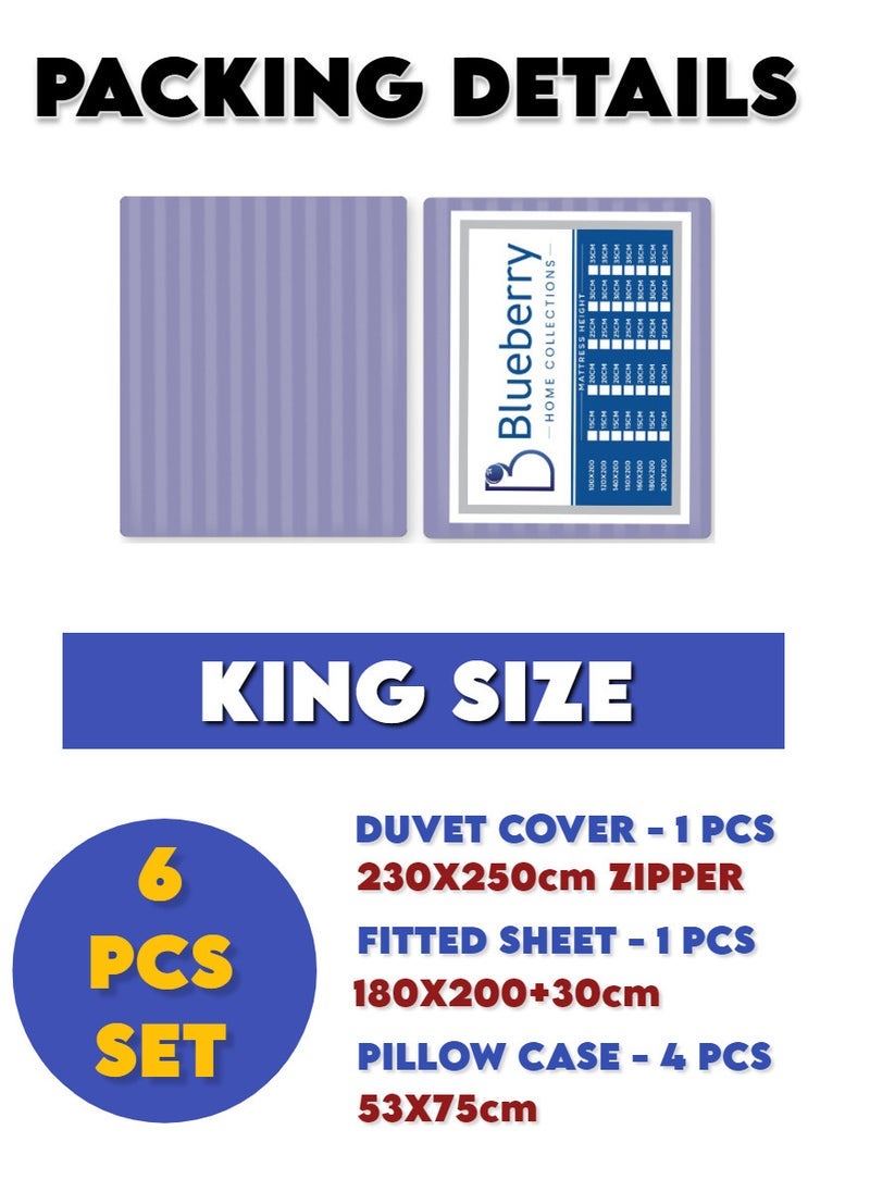 بلوبيري طقم غطاء لحاف بحجم كينج 6 قطع - Image 2