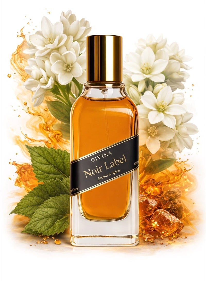 ديفينا عطر عربي فاخر للجنسين 100 مل – رائحة دافئة متبّلة وخشبية مع العنبر والمسك | عطر فاخر طويل الثبات للرجال والنساء | نوار ليبل من ديفينا للعطور - Image 1