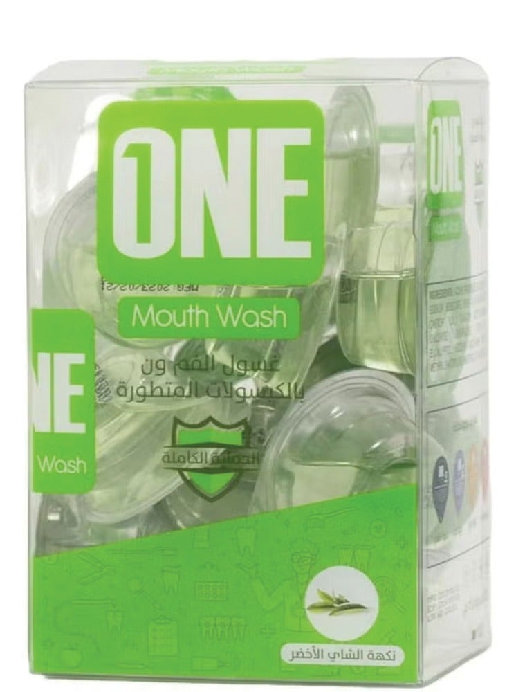 One Advanced Capsule Mouthwash with Green Tea Flavour