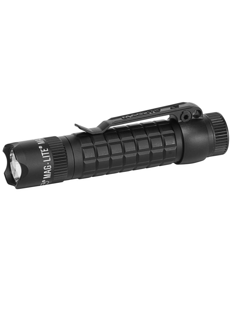 MAGLITE - Pack of Maglite Mag-Tac LED Flashlight Crowned Bezel 2-Cell & Mini Maglite Incan 2 Cell AA Black, Holster Combo Pack - Image 1