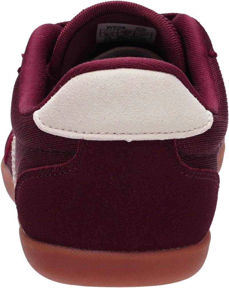 WHITIN Women's Barefoot Sneakers Casual Minimalist Zero Drop Sole Wide Toe Box Shoes Mesh Size 8 Width 8W Laces Up Outdoor Red Gum 39 - Image 3