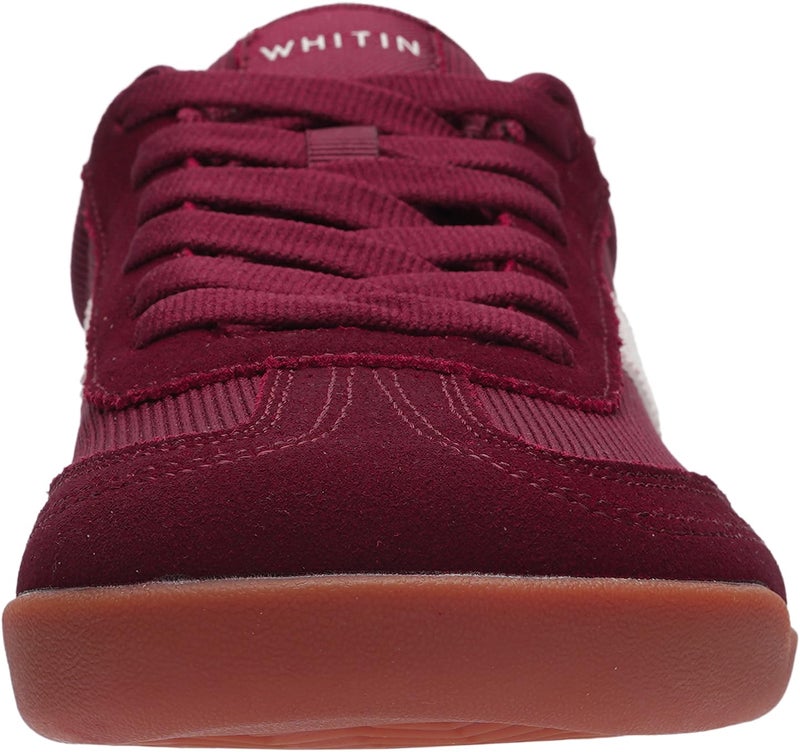 WHITIN Women's Barefoot Sneakers Casual Minimalist Zero Drop Sole Wide Toe Box Shoes Mesh Size 8 Width 8W Laces Up Outdoor Red Gum 39 - Image 2