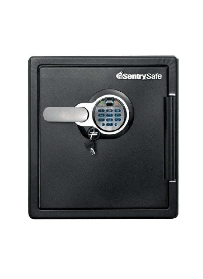 SentrySafe - Fireproof and Waterproof Dual Lock Biometric Safe Black 39kg SFW123BSC - Image 1