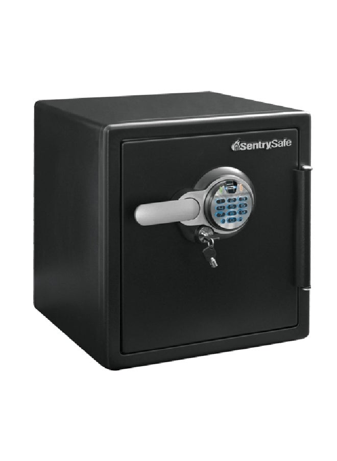 SentrySafe - Fireproof and Waterproof Dual Lock Biometric Safe Black 39kg SFW123BSC - Image 1