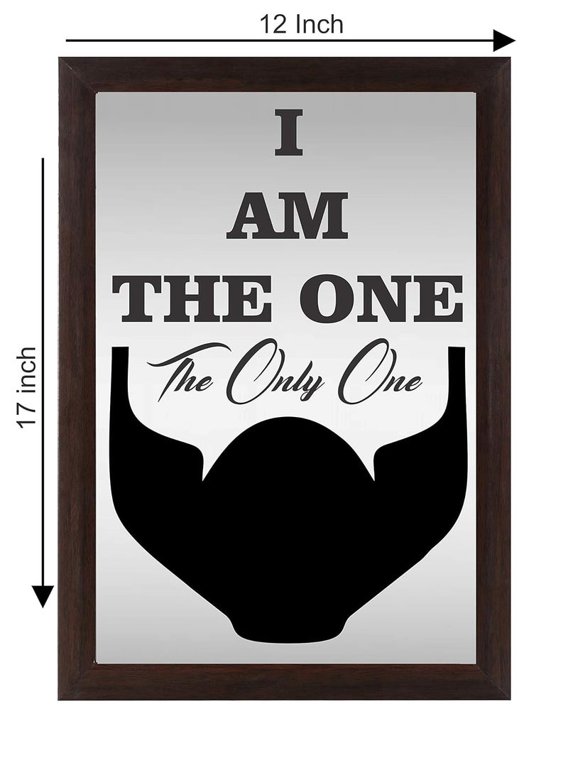 Printality Wall Photo Frame I am the One Attitude Printed Wall Hanging Big Size 12 x 18 inches Photo Frames for wall dacoration  - Image 3