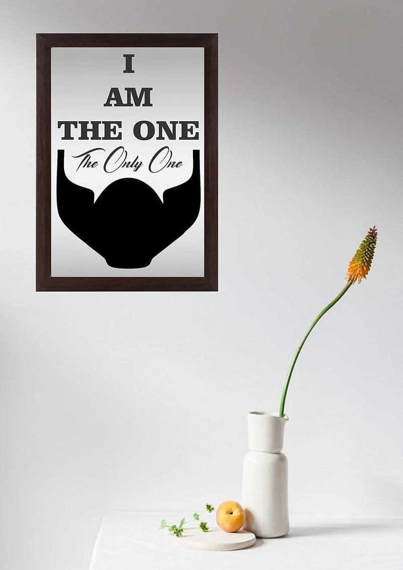 Printality Wall Photo Frame I am the One Attitude Printed Wall Hanging Big Size 12 x 18 inches Photo Frames for wall dacoration  - Image 1