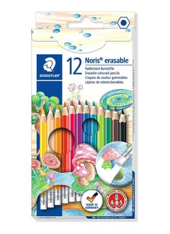 STAEDTLER STAEDTLER Erasable Colored Pencils, 12 Colors (14450NC12)  - Image 1