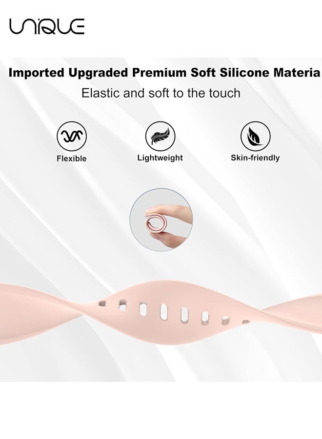 Unique 6 Pack Sport Straps Compatible with Apple Watch Straps 10 - 42mm 44mm 45mm 49mm Women Men Watch Straps - Soft Silicone Strap Replacement Watchbands for iWatch Ultra Series 9 8 7 6 5 4 3 2 1 SE（42/44/45/49mm） - Image 3