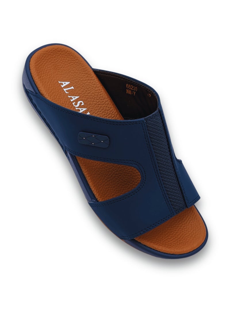 Aerosoft Men’s Slippers 65230 Navy - Image 1