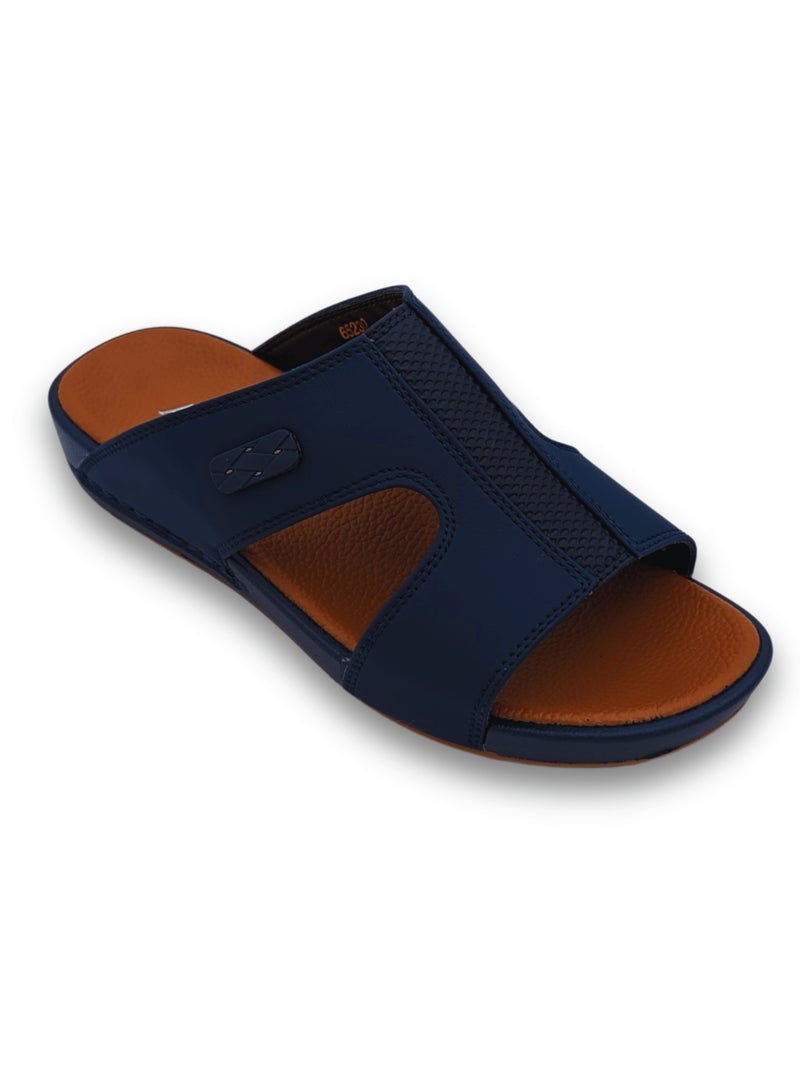 Aerosoft Men’s Slippers 65230 Navy - Image 3