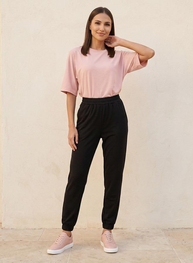 Splash FAV Basic Elastic Waist Modal Joggers Soft Touch - Image 3