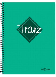 Le Color A5 Notebook Square 200 Pages Green Tranz  - Image 1