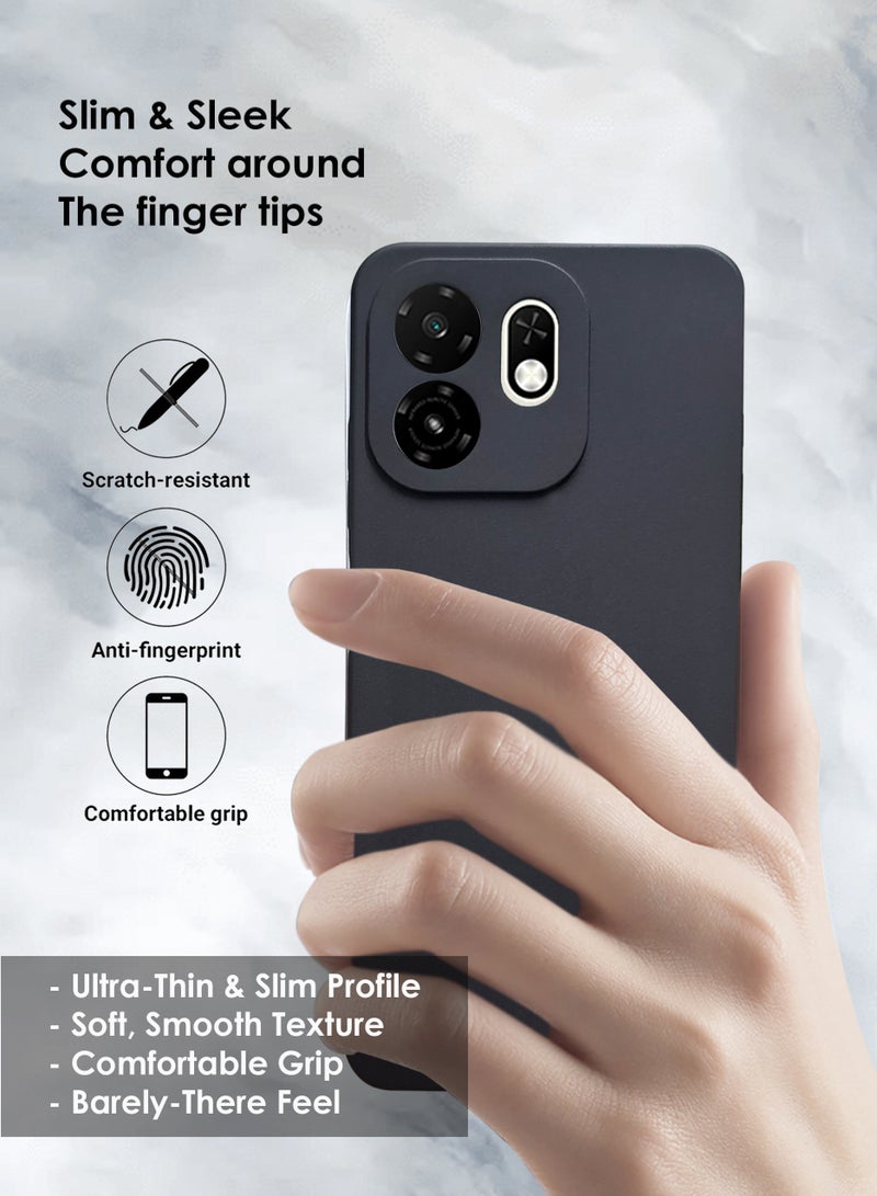 Itel A100C Silicone Back Case Cover - TPU Silicone, Durable & Accurate Cut-outs - Scratch, Dust & Smudge Protection, Shockproof & Water-Proof Cover for Itel A100C - Image 4