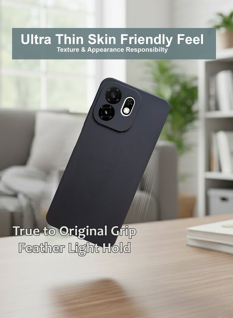 Itel A100C Silicone Back Case Cover - TPU Silicone, Durable & Accurate Cut-outs - Scratch, Dust & Smudge Protection, Shockproof & Water-Proof Cover for Itel A100C - Image 2