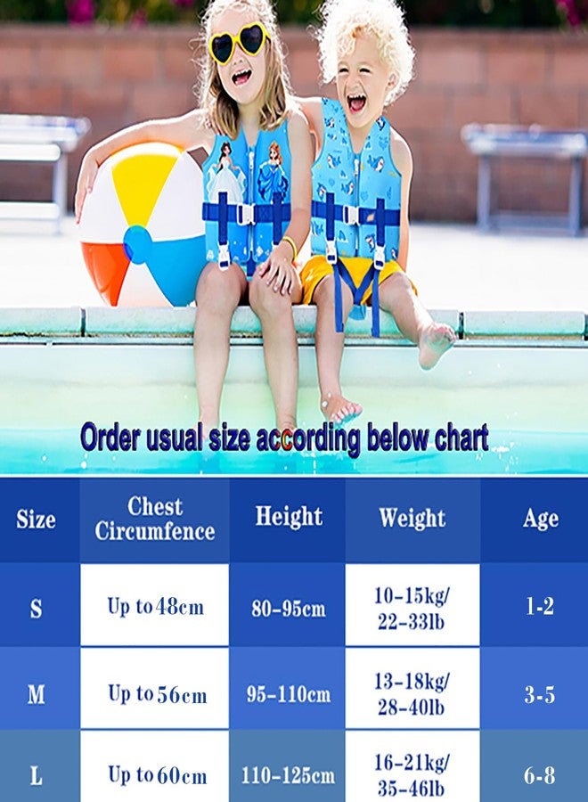 DOOHALO Toddler Swim Vest Kids Swimming Training Vest for Boys Girls Suitable for Age 1 to 8 Years 20Ibs - 46Ibs - Image 3