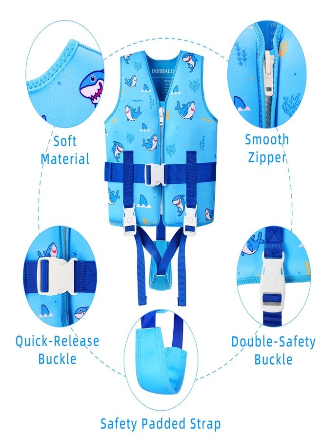 DOOHALO Toddler Swim Vest Kids Swimming Training Vest for Boys Girls Suitable for Age 1 to 8 Years 20Ibs - 46Ibs - Image 2