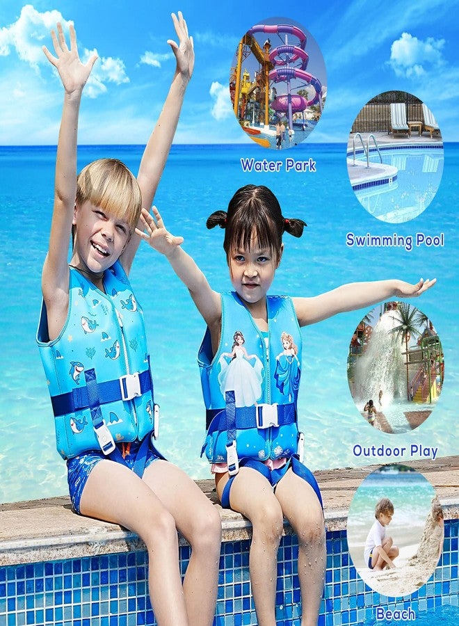 DOOHALO Toddler Swim Vest Kids Swimming Training Vest for Boys Girls Suitable for Age 1 to 8 Years 20Ibs - 46Ibs - Image 4