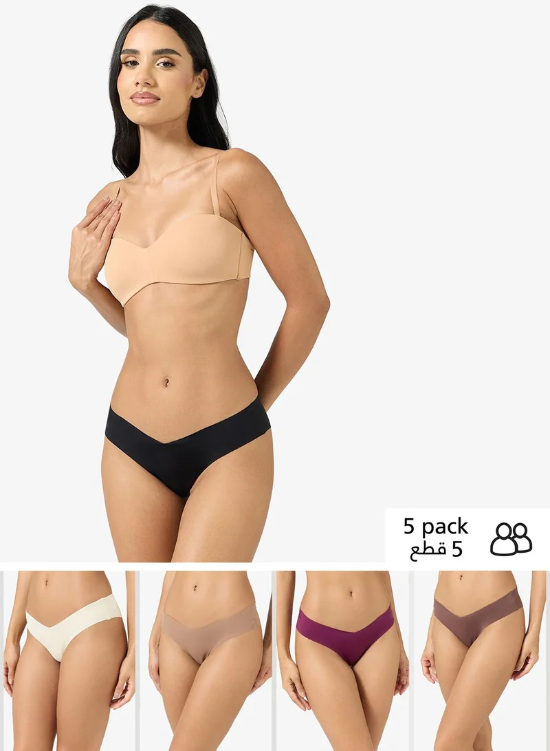 ايلا عبوة من  سراويل داخلية بدون خياطة