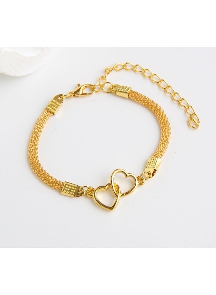 Bracelets for Women，Gold Delicate Women's Bracelet Suitable Gifts for Women Jewelry Adjustable Bracelet - Image 3