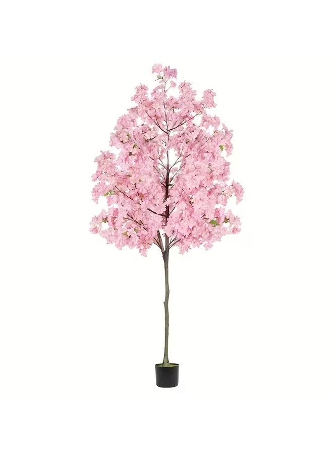 erorex Cherry Blossom Tree Artificial, Realistic Fake Pink Blooming Flower Tree with Nursery Pot, Decorative Faux Floral Potted Plant for Garden Office Home Wedding Hotel, 150cm, Cherry Blossom Artificial Tree, Artificial Flowers, Cherry Blossom Artificial Flowers, Artificial Cherry Blossom Tree, Cherry Blossom Flowers, Flower Decorations, Cherry Blossom Decor, Cherry Blossom Branches, Cherry Tree, Fake Flowers, Artificial Flowers For Decoration, Artificial Blossom Tree, Flowers - Image 3