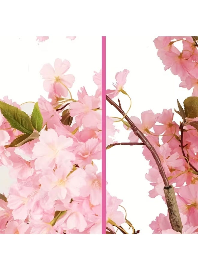 erorex Cherry Blossom Tree Artificial, Realistic Fake Pink Blooming Flower Tree with Nursery Pot, Decorative Faux Floral Potted Plant for Garden Office Home Wedding Hotel, 150cm, Cherry Blossom Artificial Tree, Artificial Flowers, Cherry Blossom Artificial Flowers, Artificial Cherry Blossom Tree, Cherry Blossom Flowers, Flower Decorations, Cherry Blossom Decor, Cherry Blossom Branches, Cherry Tree, Fake Flowers, Artificial Flowers For Decoration, Artificial Blossom Tree, Flowers - Image 5