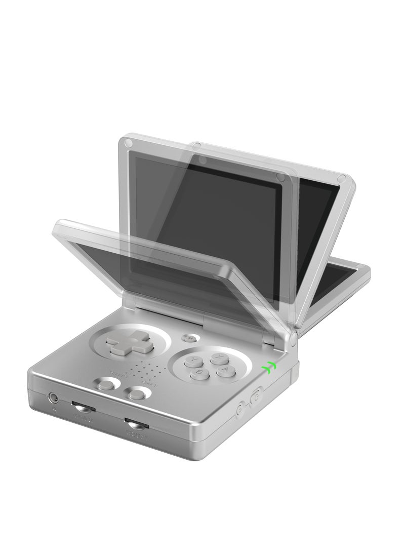 GREEN LION - GP Pro Fold Gaming Console / 8 Hours Playtime / WIFI Connection / Bluetooth Connection / 3.5 Inch IPS Screen / 64GB Memory / Vibrating Motor - Silver - Image 1