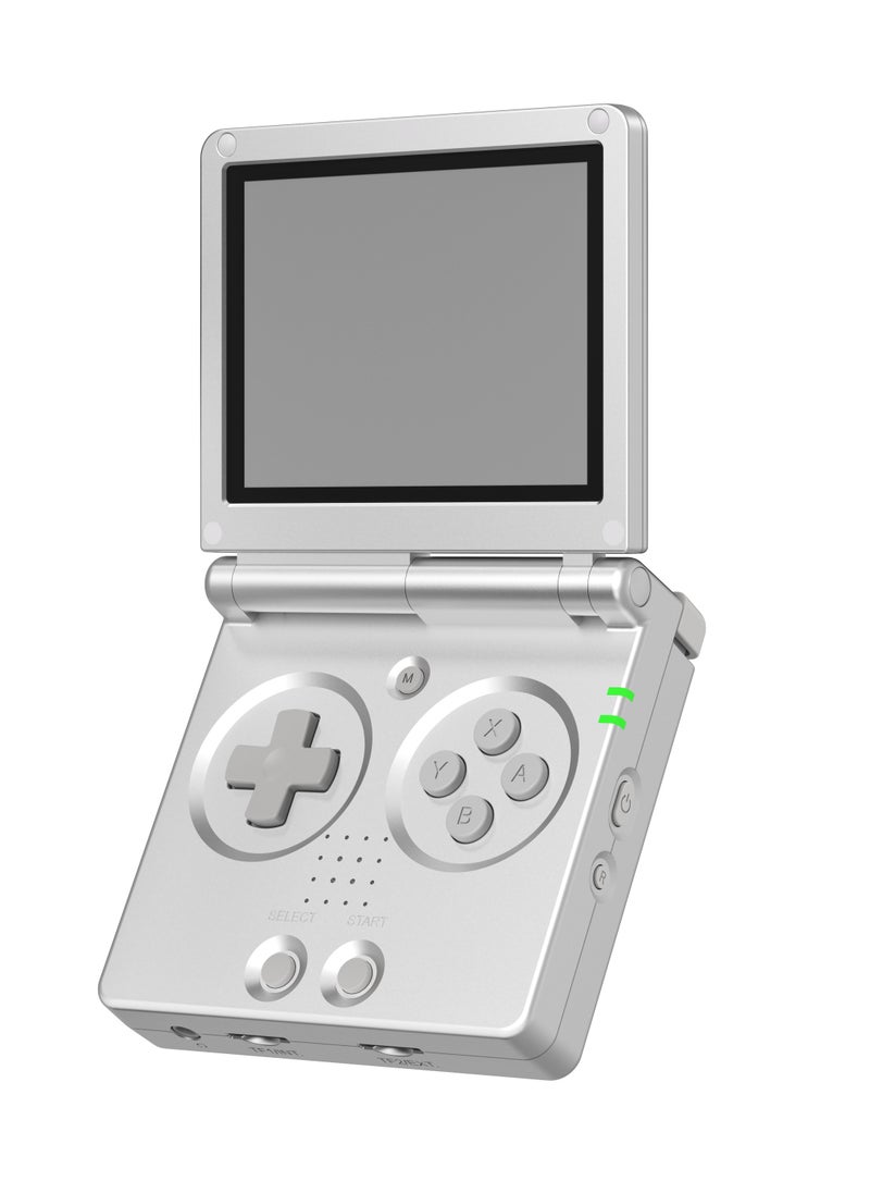 GREEN LION - GP Pro Fold Gaming Console / 8 Hours Playtime / WIFI Connection / Bluetooth Connection / 3.5 Inch IPS Screen / 64GB Memory / Vibrating Motor - Silver - Image 1