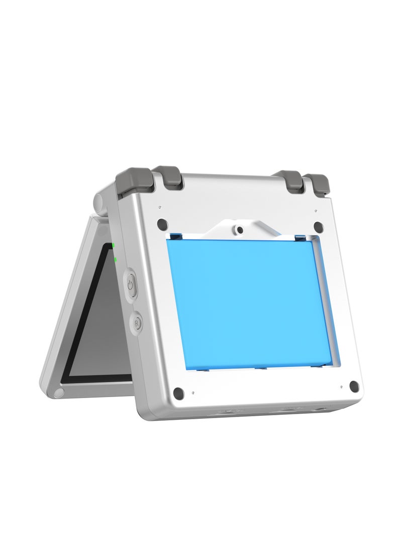 GREEN LION - GP Pro Fold Gaming Console / 8 Hours Playtime / WIFI Connection / Bluetooth Connection / 3.5 Inch IPS Screen / 64GB Memory / Vibrating Motor - Silver - Image 1