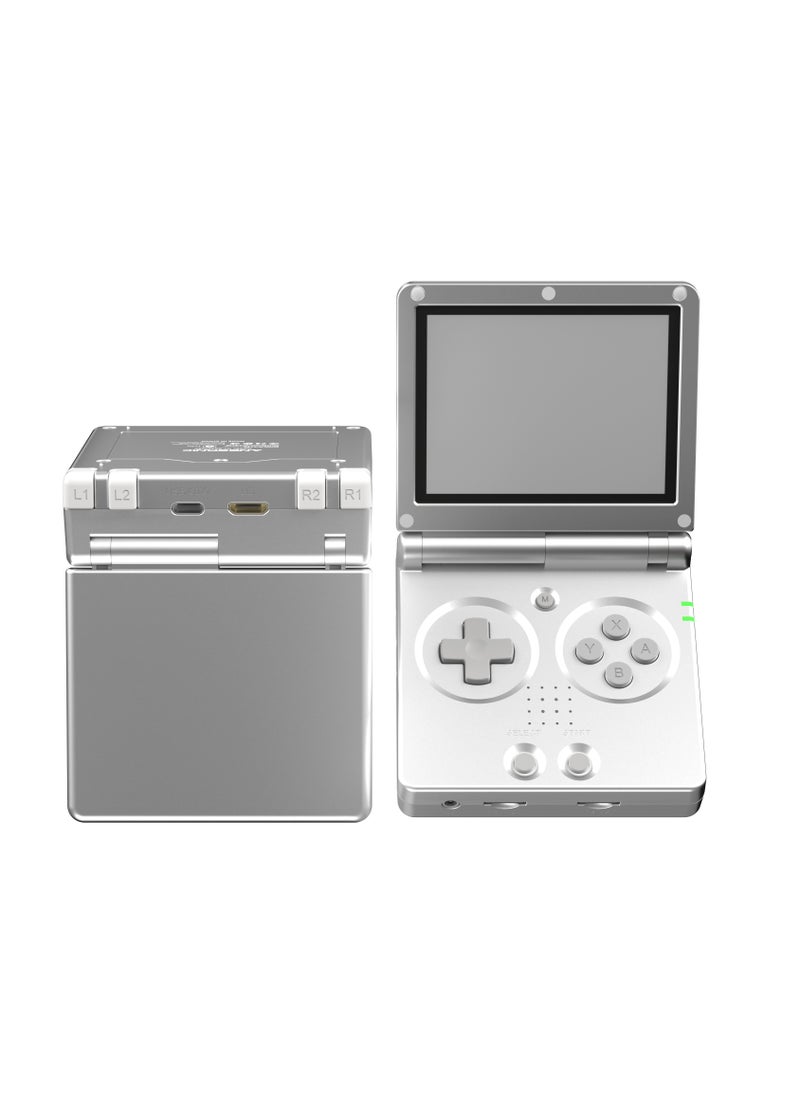 GREEN LION - GP Pro Fold Gaming Console / 8 Hours Playtime / WIFI Connection / Bluetooth Connection / 3.5 Inch IPS Screen / 64GB Memory / Vibrating Motor - Silver - Image 1