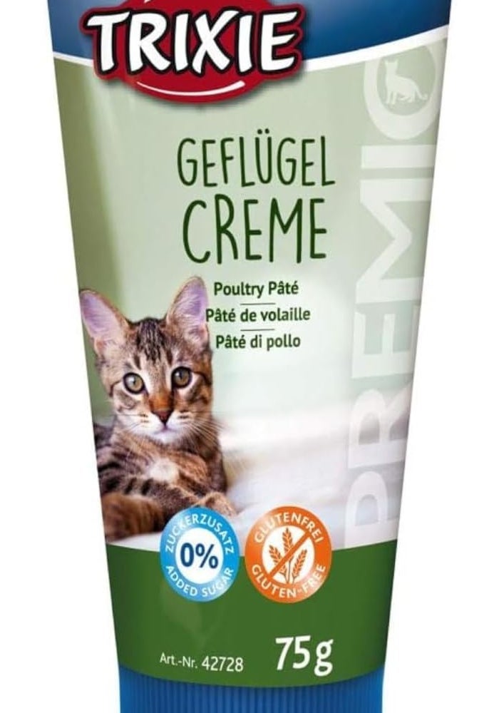 Trixie Premio Poultry Pate Cat Treats - 75G - Image 1