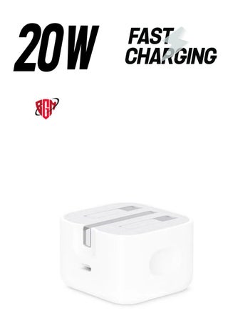 20W Foldable Fast Charging Wall Adapter Compatible with Apple iPhone 12 Pro Max/11 Pro Max/SE, iPad White - pzsku/ZCA429B33B4F51458B0E3Z/45/_/1738267108/450f4740-1000-4269-afb9-3bd447bfe56c