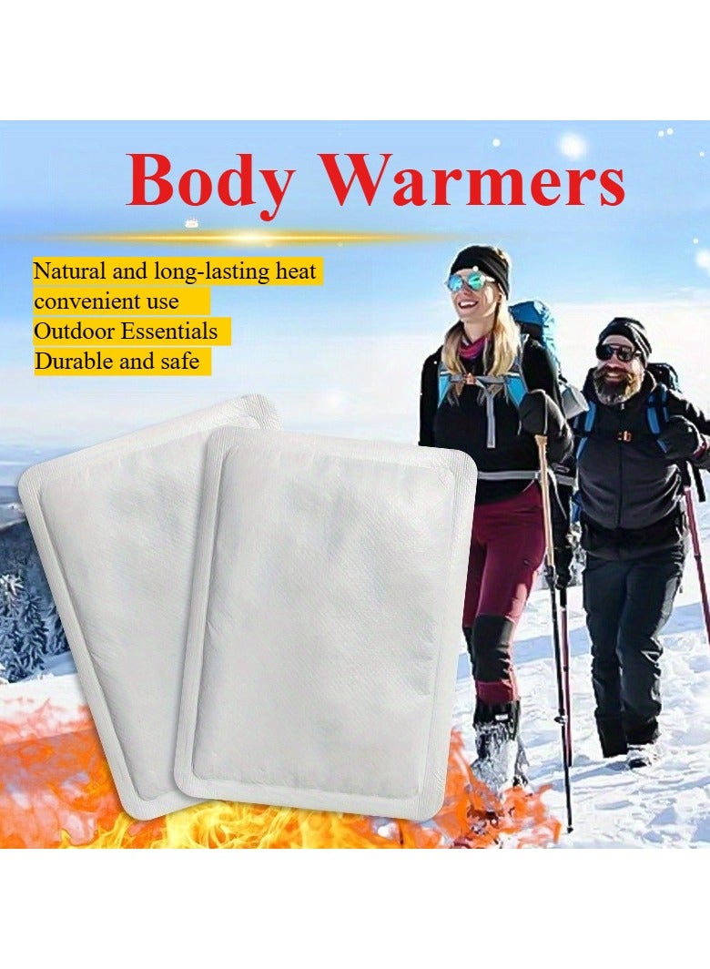 Body & Hand Warmers - Long Lasting Natural Odorless Air Activated Warmers - Up to 10 Hours of Heat, Hot Warmer Patch for Skiing, Winter Hiking, Outdoor Camping - 10 Pack - Image 4