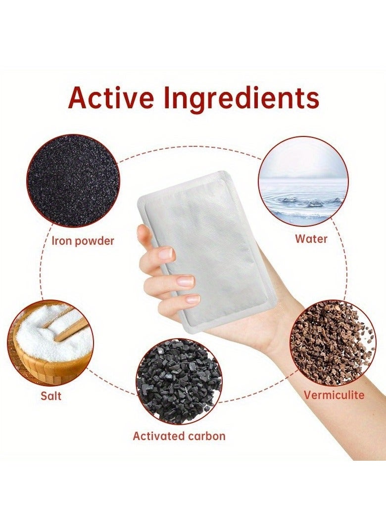 Body & Hand Warmers - Long Lasting Natural Odorless Air Activated Warmers - Up to 10 Hours of Heat, Hot Warmer Patch for Skiing, Winter Hiking, Outdoor Camping - 10 Pack - Image 5