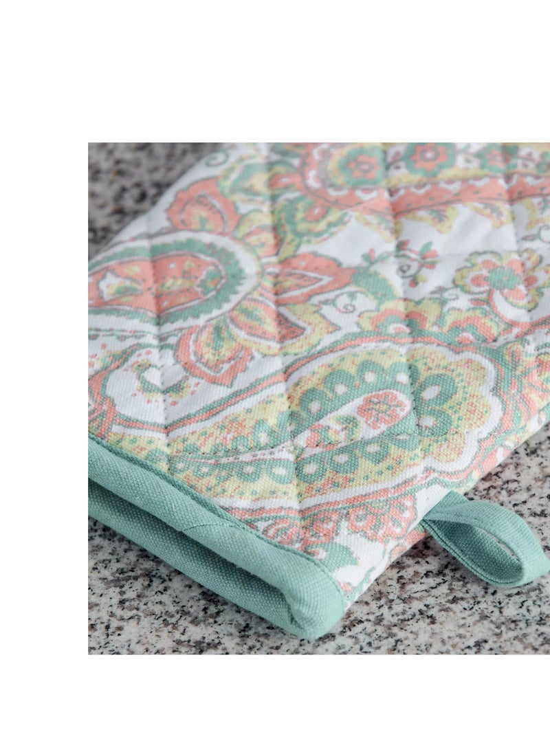 Pastel Paisley Oven Mitten  - Image 2