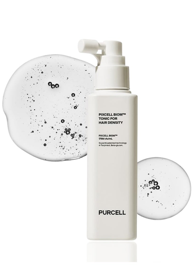 PURCELL Pixcell Biom Scalp Tonic for Hair Density – Korean Scalp Tonic with Soyact & 4-Terpineol for Scalp Barrier Care and Fuller-Looking Hair - Image 1